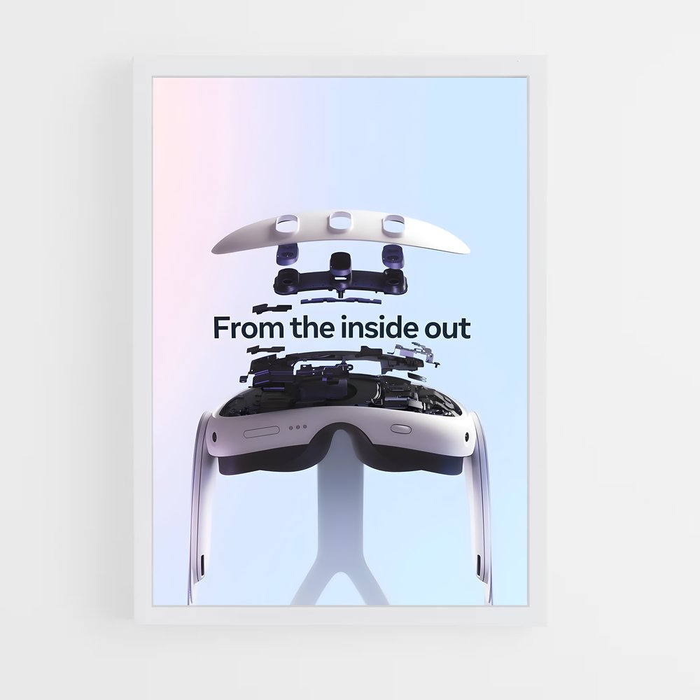 Poster Virtual Vision – affiche Consoles (vue 3)